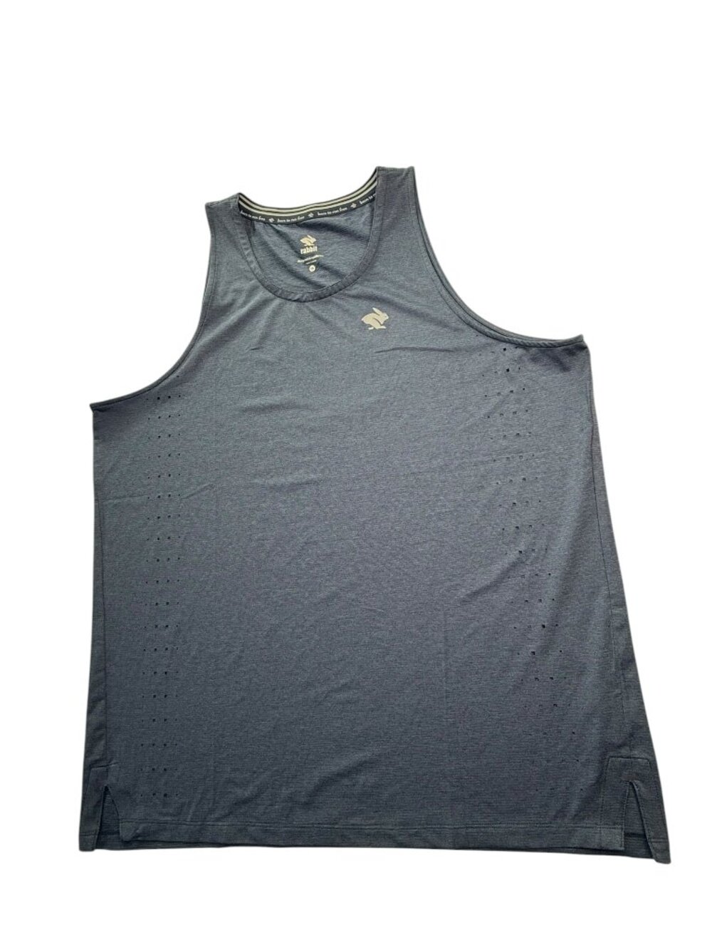RABBIT Tank Top Running Athletic. Blue.  Size Women's Large, Sleeveless